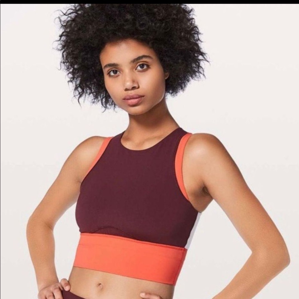 Lululemon color block sports bra